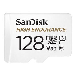 Sandisk Tarjeta MicroSDXC High Endurance 128GB 100MB/s con Adaptador SD
