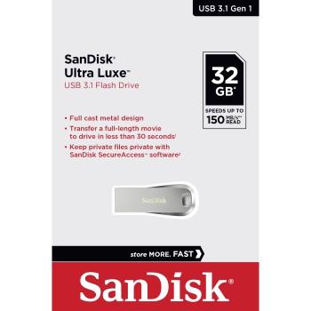 Sandisk Ultra Luxe 32 GB Plata