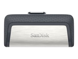 SanDisk - Unidad Flash USB 3.1 Ultra Dual Drive, 256 GB, USB Tipo C y USB-A, USB On-The-Go (OTG), Sandisk Memory Zone