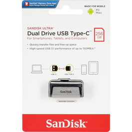 SanDisk Ultra Dual Drive 256GB USB Type-C y Type-A