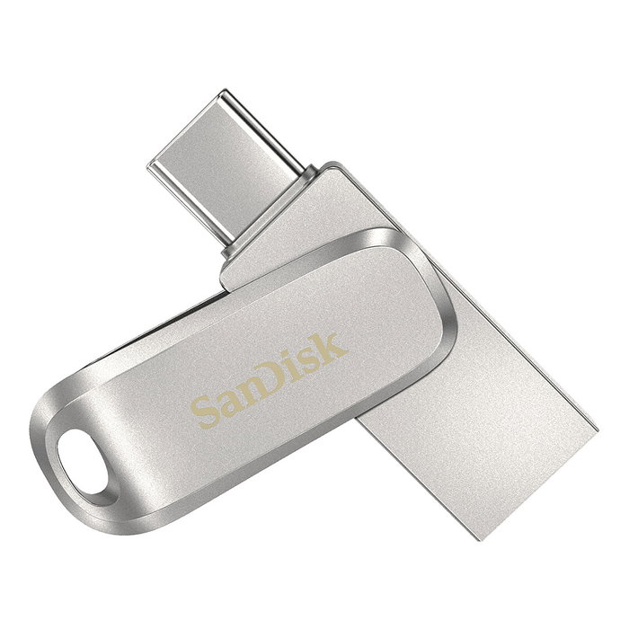 Sandisk Ultra Dual Drive Luxe 32GB USB 3.1 Type-C/Type-A Plata 150 MB/s Sandisk Ultra Dual Drive Luxe 32GB USB 3.1 Type-C/Type-A Plata 150 MB/s