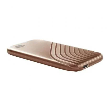 Western Digital WD My Passport WDBAGF0010BGD SSD Externo 1 TB USB 3.2 Gen 2 Tipo C Cifrado AES 256 Bits Oro