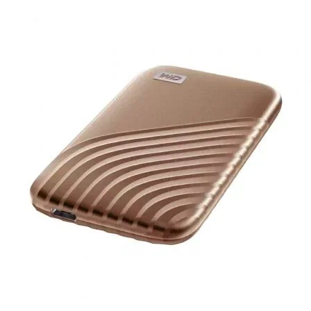 Western Digital WD My Passport WDBAGF0010BGD SSD Externo 1 TB USB 3.2 Gen 2 Tipo C Cifrado AES 256 Bits Oro