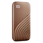 Western Digital WD My Passport WDBAGF0010BGD SSD Externo 1 TB USB 3.2 Gen 2 Tipo C Cifrado AES 256 Bits Oro