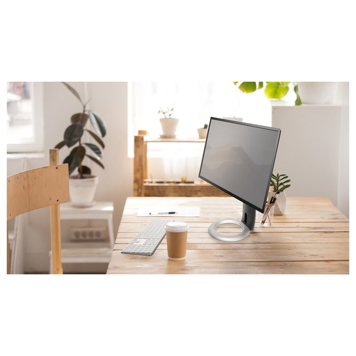 Ergotron Soporte de Monitor LCD Neo-Flex | Soporte de Escritorio con Brazo Ergonómico para Pantallas hasta 24" | Máx. 7.2 kg | Referencia bl/sl