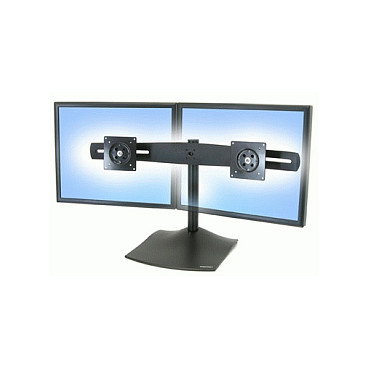 Ergotron DS100 Dual Monitor Desk Stand Horizontal Negro Ergotron DS100 Dual Monitor Desk Stand Horizontal Negro