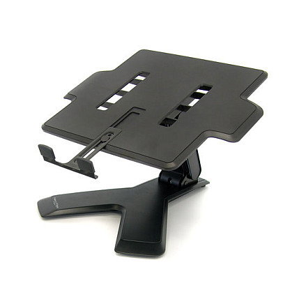 Ergotron Neo-Flex Soporte Elevador para Portátil Negro, Ajuste Altura 0-152 mm Inclinación -25-15°, Carga 6.4 kg, Alza 15 cm