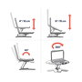 Ergotron Neo-Flex Soporte Elevador para Portátil Negro, Ajuste Altura 0-152 mm Inclinación -25-15°, Carga 6.4 kg, Alza 15 cm