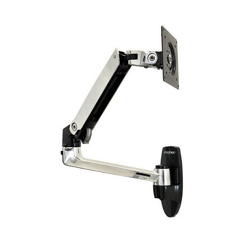 Ergotron LX Wall Mount LCD Arm Brazo para Monitor y Pantalla Montaje Pared Extensión 64cm Compatible VESA 75x75 100x100