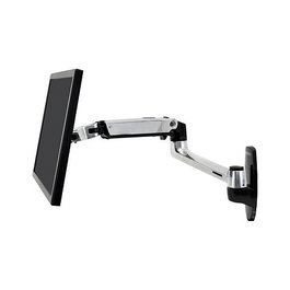 Ergotron LX Wall Mount LCD Arm Brazo para Monitor y Pantalla Montaje Pared Extensión 64cm Compatible VESA 75x75 100x100