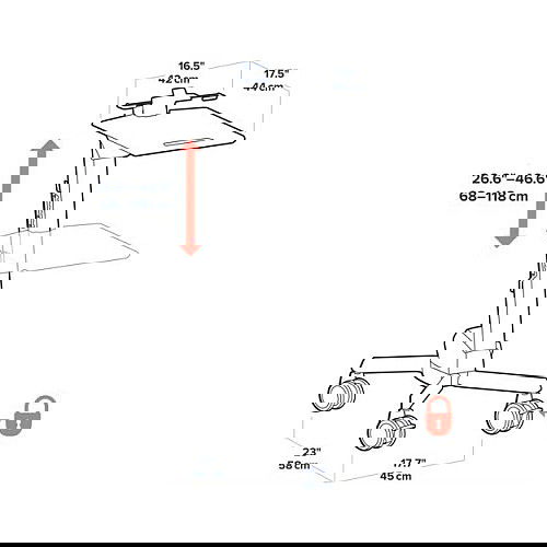 Ergotron NeoFlex Laptop Cart, Carro Multimedia con Ruedas, Ajuste de Altura hasta 51 cm para Portátiles 12-17 Pulgadas (30.5-43.2 cm), Carga hasta 6.8 kg, Color Gris Ergotron NeoFlex Laptop Cart, Carro Multimedia con Ruedas, Ajuste de Altura hasta 51 cm para Portátiles 12-17 Pulgadas (30.5-43.2 cm), Carga hasta 6.8 kg, Color Gris