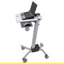 Ergotron NeoFlex Laptop Cart, Carro Multimedia con Ruedas, Ajuste de Altura hasta 51 cm para Portátiles 12-17 Pulgadas (30.5-43.2 cm), Carga hasta 6.8 kg, Color Gris