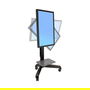 Ergotron Carro Multimedia Móvil Neo-Flex Mobile MediaCenter UHD, Negro, para Pantallas Plano de 127 cm (50") a 177.8 cm (70") con Capacidad 54.5 kg