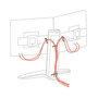 Ergotron Neo-Flex Lift Stand para 2 Monitores - Soporte Elevador de Escritorio, VESA 75x75/100x100 mm, Hasta 6.4 kg, Pantallas Hasta 24.5 Pulgadas, Negro