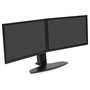 Ergotron Neo-Flex Lift Stand para 2 Monitores - Soporte Elevador de Escritorio, VESA 75x75/100x100 mm, Hasta 6.4 kg, Pantallas Hasta 24.5 Pulgadas, Negro