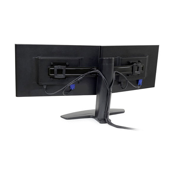 Ergotron Neo-Flex Lift Stand para 2 Monitores - Soporte Elevador de Escritorio, VESA 75x75/100x100 mm, Hasta 6.4 kg, Pantallas Hasta 24.5 Pulgadas, Negro