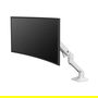 Ergotron HX Series 45-475-216 Monitor Tischhalterung, Brazo Soporte TV/Pantalla, Abrazadera, Blanco, 9.1-19.1kg, 124.5cm, Ajuste Altura e Inclinación, VESA 75/100/200/400