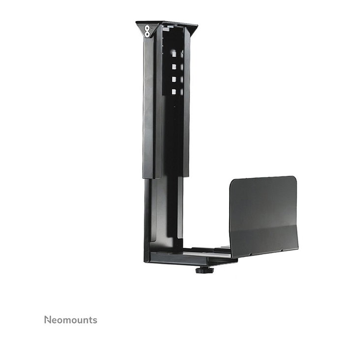 Newstar CPU-D200BLACK Soporte de la Unidad del Sistema para PC, Instalable Debajo del Escritorio, Negro