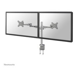 Neomounts FPMA-D935D Soporte de escritorio para dos monitores 14-27" hasta 6 kg VESA 100x100mm plata