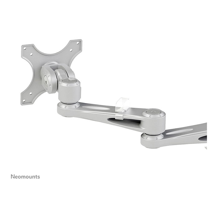 Neomounts FPMA-D935D Soporte de escritorio para dos monitores 14-27" hasta 6 kg VESA 100x100mm plata