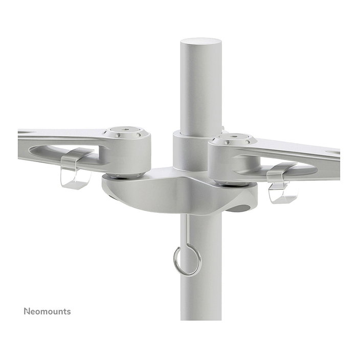 Neomounts FPMA-D935D Soporte de escritorio para dos monitores 14-27" hasta 6 kg VESA 100x100mm plata