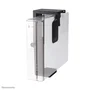 Neomounts CPU-D075BLACK Soporte para CPU de Escritorio, Acero, Capacidad 10 kg, Negro, Ajustable en Altura y Profundidad, para Ordenador debajo de la Mesa