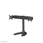 Neomounts FPMA-D700DD Soporte doble de escritorio para 2 monitores LCD/LED de hasta 30" (76 cm), ajuste de altura, inclinación, giro 360°, VESA 75x75/100x100, Negro