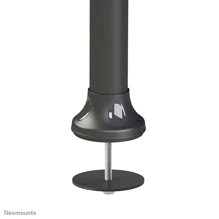 Neomounts FPMA-D700DD Soporte doble de escritorio para 2 monitores LCD/LED de hasta 30" (76 cm), ajuste de altura, inclinación, giro 360°, VESA 75x75/100x100, Negro