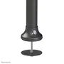 Neomounts FPMA-D700DD Soporte doble de escritorio para 2 monitores LCD/LED de hasta 30" (76 cm), ajuste de altura, inclinación, giro 360°, VESA 75x75/100x100, Negro