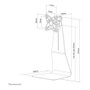 Newstar Neomounts FPMA-D850BLACK Soporte de Escritorio para Monitor 10-27 Pulgadas