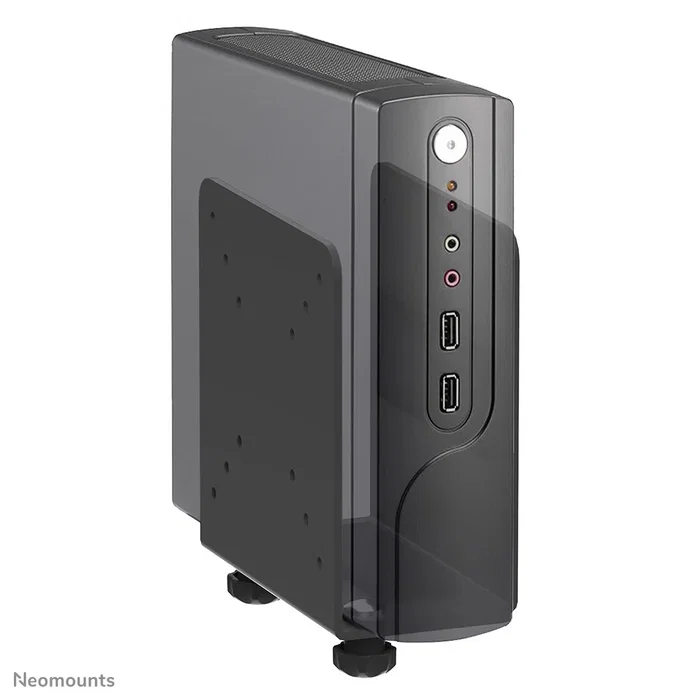 Neomounts Soporte THINCLIENT-20 para Thin Client o Mini PC, Negro, Ajustable, Peso Máx. 7 kg, Montaje VESA 100/50/75 mm, Acero