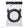 Neomounts Cable HDMI HDMI15MM, 5 metros, Tipo A Macho Estándar, HDMI 1.3, 10.2 Gbps, Compatible con 1080p y 1440p, Negro