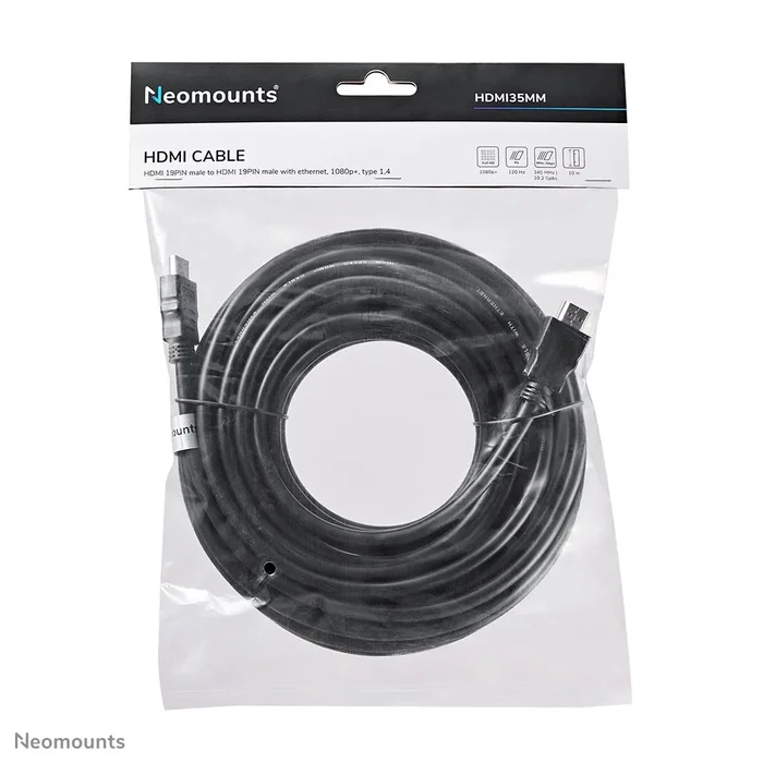 Newstar Cable HDMI HDMI35MM 10 m Negro