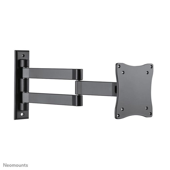 Neomounts FPMA-W830BLACK Soporte de Monitor/TV para Pared con Movimiento Completo, 10-27 Pulgadas, Hasta 12 kg, VESA 75x75-100x100, Ajustable 5-37 cm - Negro
