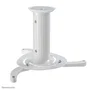 Neomounts BEAMER-C80WHITE Soporte Universal para Proyector de Techo, Acero, Blanco, Ajustable, Hasta 15 kg, Rango Altura 13-20 cm, Inclinación 0-30°, Rotación 360°