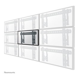 NeoMounts LED-VW1000BLACK Soporte de pared para videowall fijo, pantallas 40-75 pulgadas (101.6-190.5 cm), max 50 kg, VESA hasta 600x400 mm, Negro