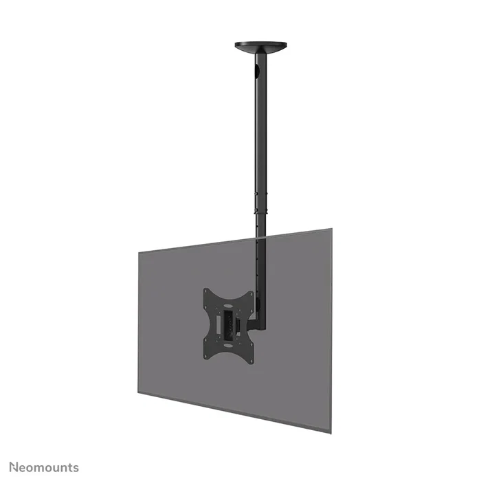 Newstar FPMA-C060BLACK Soporte de Techo para TV (10-40", Hasta 30 kg, VESA 75x75 a 200x200, Inclinación y Giro 180°, Negro)