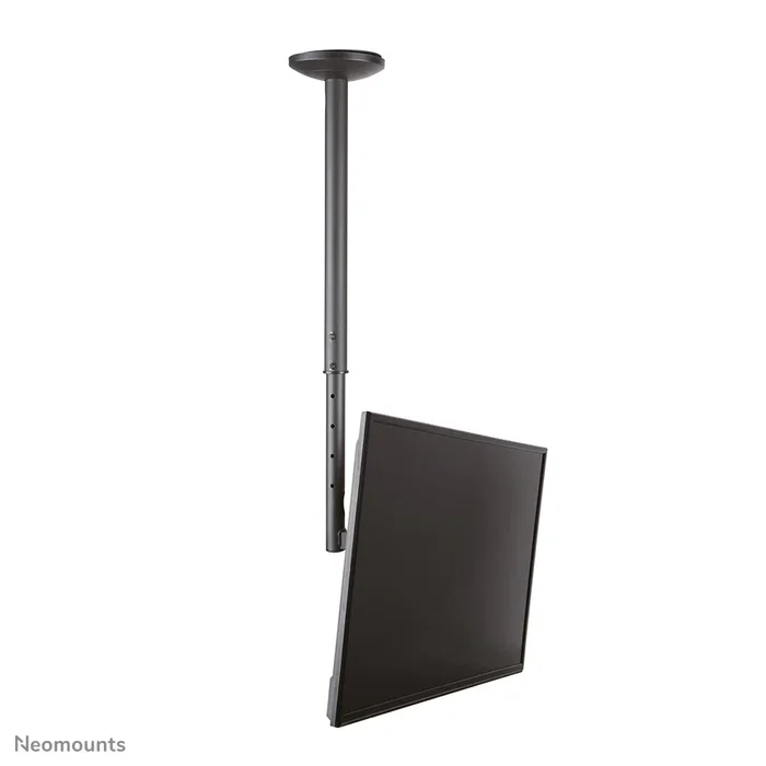 Newstar FPMA-C060BLACK Soporte de Techo para TV (10-40", Hasta 30 kg, VESA 75x75 a 200x200, Inclinación y Giro 180°, Negro)