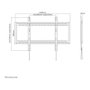 Neomounts LFD-W1000 Soporte de Pared Fijo para Pantallas 60-100 pulgadas, 125 kg