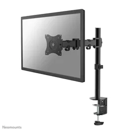 Neomounts NM-D135BLACK Soporte Monitor Ergonómico de Escritorio, hasta 68,6 cm (27") con Ajuste de Altura, Giro 180°, Compatible VESA 75x75/100x100 mm, Negro