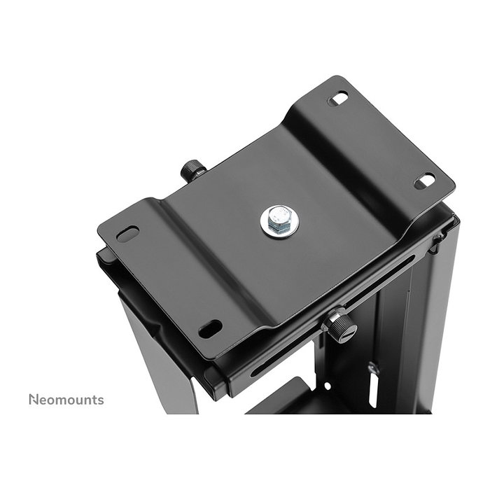 Neomounts NM-CPU100BLACK Soporte de CPU bajo escritorio, giratorio 360°, Negro