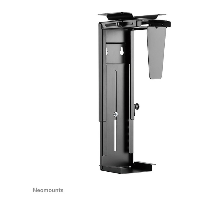 Neomounts NM-CPU100BLACK Soporte de CPU bajo escritorio, giratorio 360°, Negro