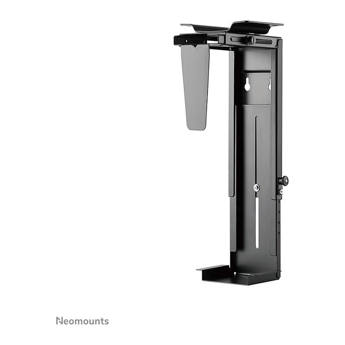 Neomounts NM-CPU100BLACK Soporte de CPU bajo escritorio, giratorio 360°, Negro