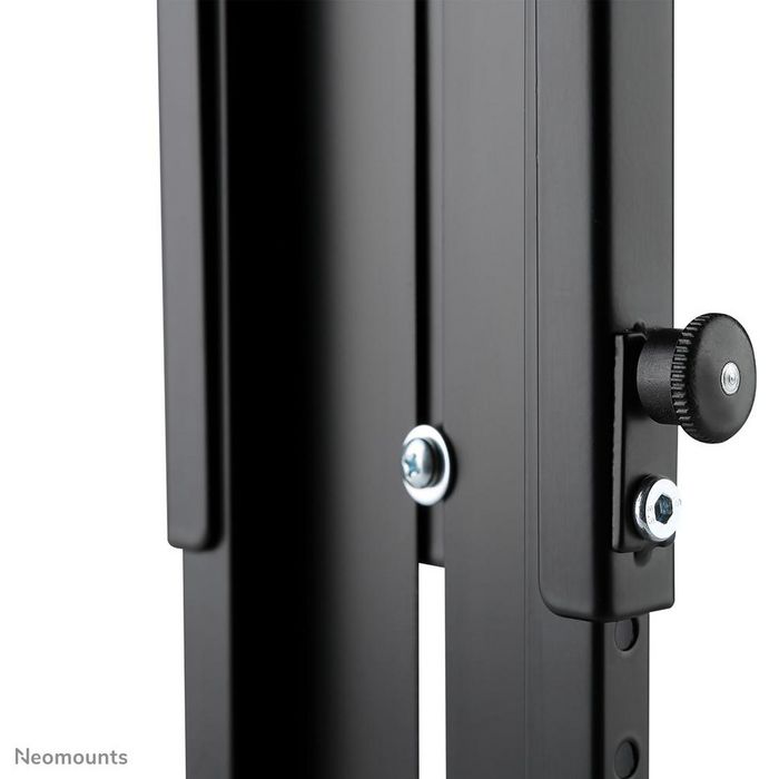 Neomounts NM-CPU100BLACK Soporte CPU/PC Bajo Mesa, Max 10 kg, 360° Giratorio, H:30-53 cm, W:9-20 cm, Universal, Negro