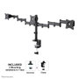 Newstar Neomounts NM-D135D3BLACK Soporte para 3 Monitores 10-27 Pulgadas