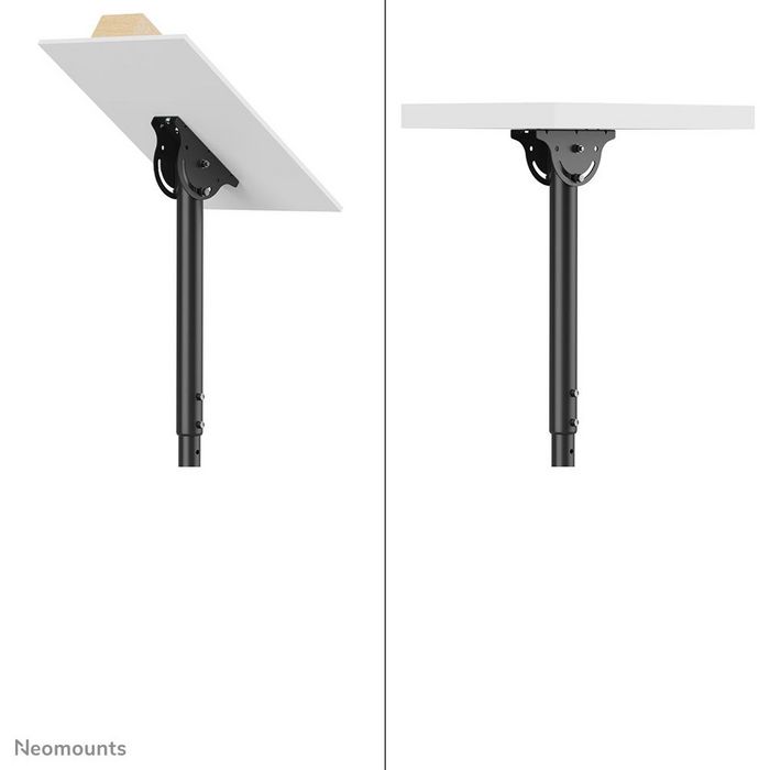 Neomounts NM-C440BLACK Soporte de Techo Ajustable para Pantalla, 32-60", 50 kg Max, VESA 200x200-400x400, Altura 56-91 cm, Inclinación 25°, Rotación 360°, Negro