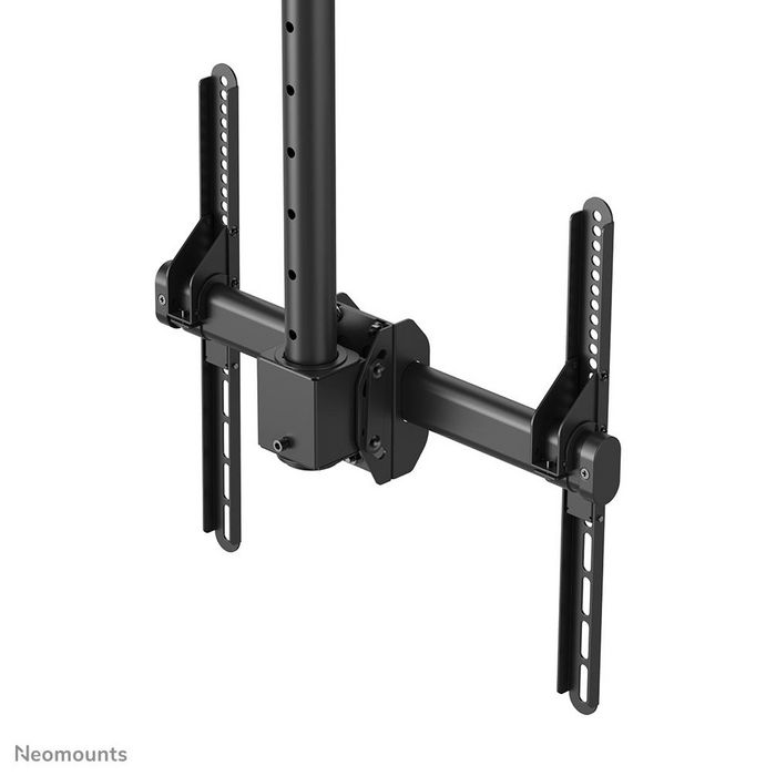 Neomounts NM-C440BLACK Soporte de Techo Ajustable para Pantalla, 32-60", 50 kg Max, VESA 200x200-400x400, Altura 56-91 cm, Inclinación 25°, Rotación 360°, Negro