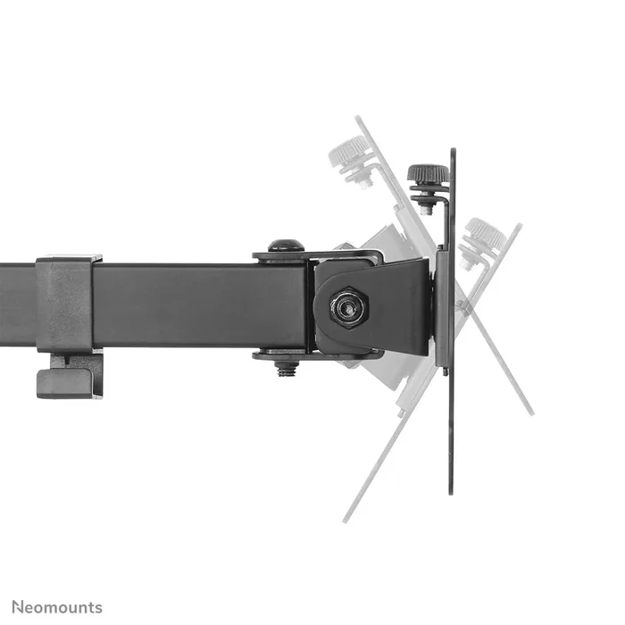 Neomounts Soporte de Monitor para Escritorio FPMA-D550BLACK, Brazo Ajustable hasta 32", Altura 44 cm, Negro, VESA 100x100/75x75 mm, hasta 8 kg
