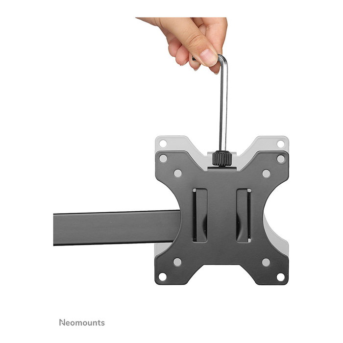 Neomounts FPMA-D550DBLACK Brazo de Monitor de Escritorio Doble, para 2 Pantallas de 10 a 32", Hasta 8 kg, Negro - Soporte Ajustable con Pinza/Atornillado, VESA 100x100