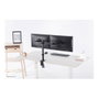 Neomounts FPMA-D550DBLACK Brazo de Monitor de Escritorio Doble, para 2 Pantallas de 10 a 32", Hasta 8 kg, Negro - Soporte Ajustable con Pinza/Atornillado, VESA 100x100